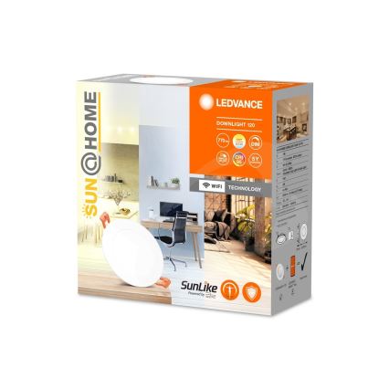 Ledvance - Светодиодный встроенный светильник с регулированием яркости SUN@HOME LED/8W/230V 2200-5000K CRI 95 Wi-Fi