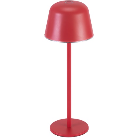 Ledvance - Светодиодная аккумуляторная настольная лампа с регулированием яркости TABLE LED/2,5W/5V IP54 красный