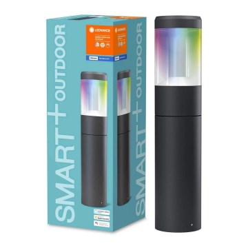 Ledvance - Светодиодная диммируемая уличная лампа RGBW SMART+ MODERN LED/12W/230V IP44 BT