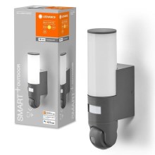 Ledvance - Светодиодный настенный светильник с датчиком и камерой SMART+ LED/16W/230V Wi-Fi IP44