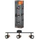 Ledvance - Светодиодный точечный светильник DECOR CORK 3xGU10/3,4W/230V
