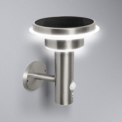 Ledvance - Світильник на сонячних батареях з LED, димований, з датчиком руху та сутінків CIRCLE LED/6W/3,2V 2200 mAh IP44