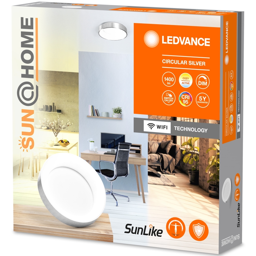 Ledvance-LED Димоване стельове світильник SUN@HOME CIRCULAR LED/18,5W/230V Wi-Fi