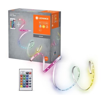 Ledvance - Світлодіодна RGBW стрічка з регулюванням яскравості FLEX 3м LED/10W/230V + пульт дистанційного керування