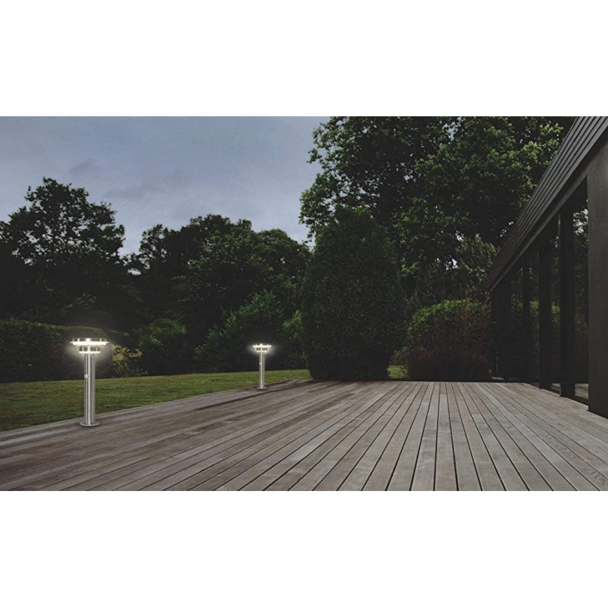 Ledvance - Світлодіодна димована сонячна лампа з датчиком CIRCLE LED/6W/3,2V 2200 mAh IP44