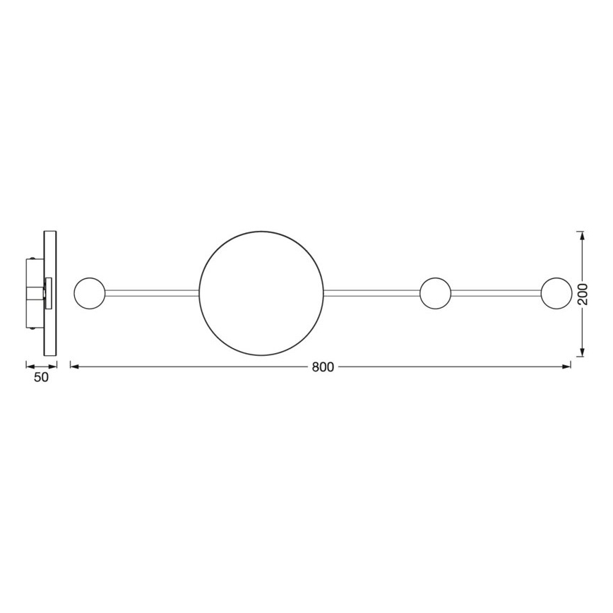 Ledvance - Світлодіодний настінний світильник DECOR WOOD LED/6W/230V