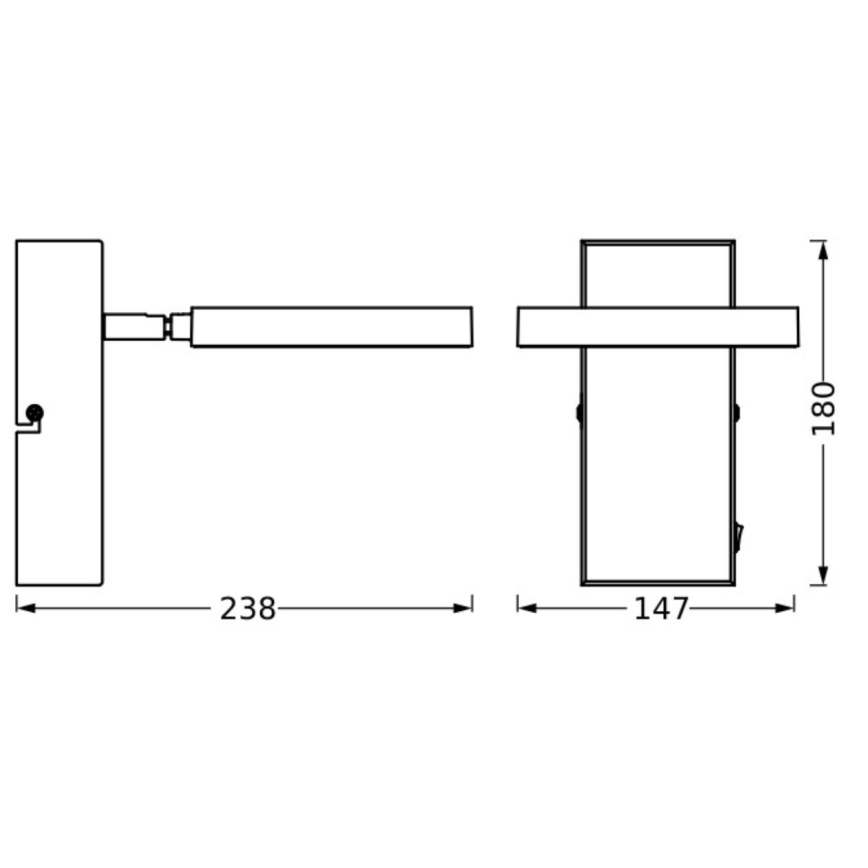 Ledvance - Світлодіодний настінний точковий світильник DECOR SATURN LED/11W/230V 3000/4200/6500K