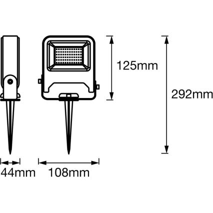 Ledvance - Світлодіодний прожектор ENDURA LED/10W/230V IP65
