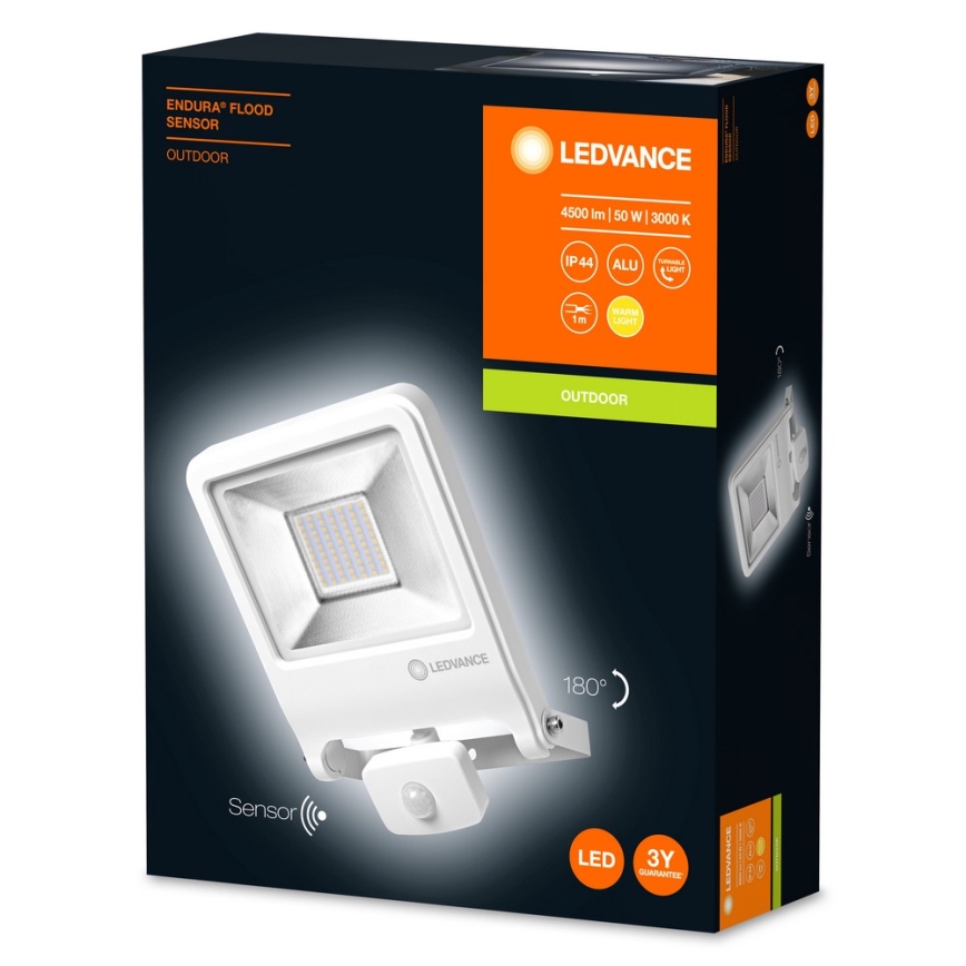 Ledvance - Світлодіодний прожектор з датчиком ENDURA LED/50W/230V IP44