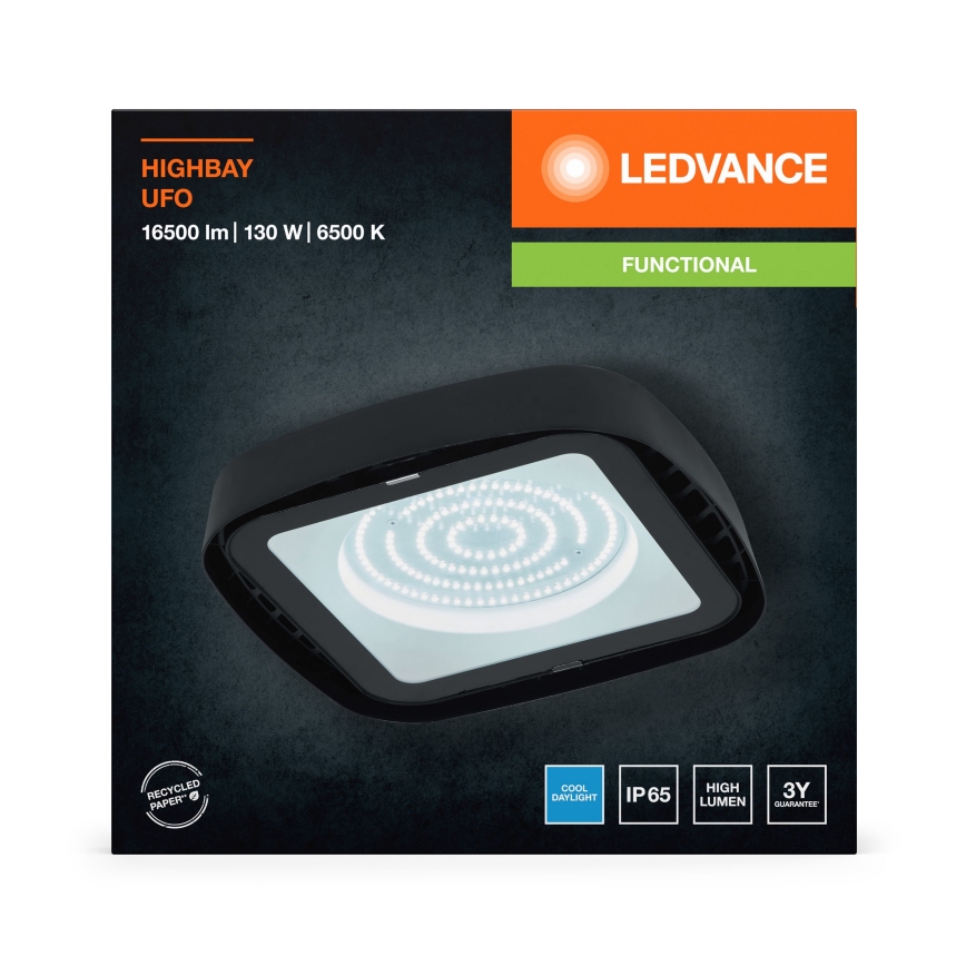 Ledvance - Світлодіодний стельовий промисловий світильник HIGHBAY LED/130W/230V IP65 6500K