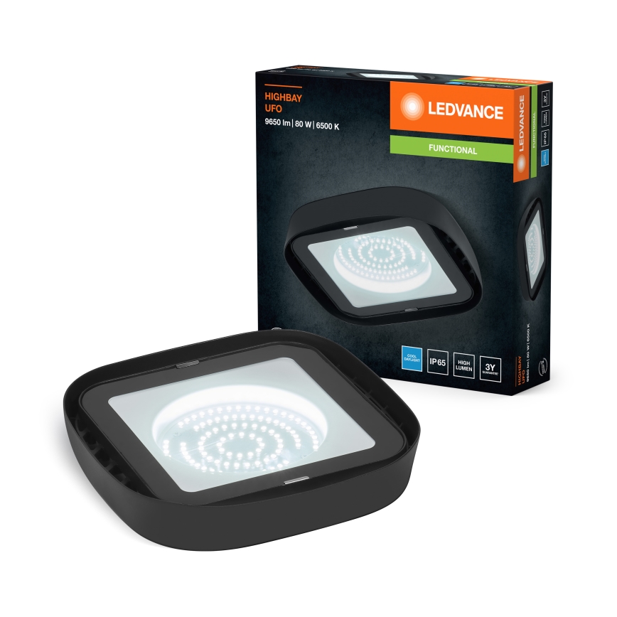 Ledvance - Світлодіодний стельовий промисловий світильник HIGHBAY LED/80W/230V IP65 6500K
