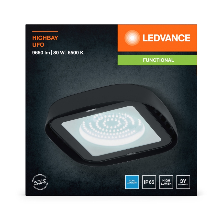 Ledvance - Світлодіодний стельовий промисловий світильник HIGHBAY LED/80W/230V IP65 6500K