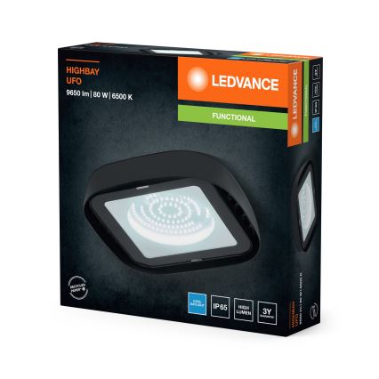 Ledvance - Світлодіодний стельовий промисловий світильник HIGHBAY LED/80W/230V IP65 6500K