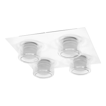 Ledvance - Світлодіодний стельовий світильник для ванної кімнати ORBIS FLAME 4xLED/5,5W/230V 3000/4000K IP44 білий