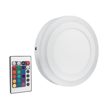 Ledvance - Світлодіодний стельовий світильник RGB з регулюванням яскравості LED/19W/230V + ПУ