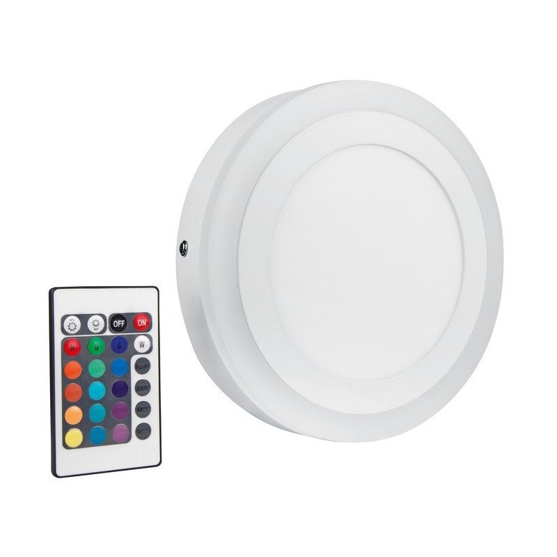 Ledvance - Світлодіодний стельовий світильник RGB з регулюванням яскравості LED/19W/230V + ПУ