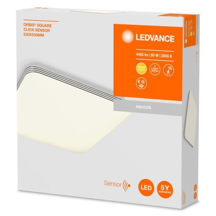 Ledvance - Світлодіодний стельовий світильник з датчиком ORBIS LED/60W/230V 3000K