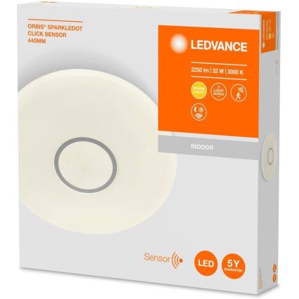 Ledvance - Світлодіодний стельовий світильник з датчиком SPARKLEDOT LED/32W/230V