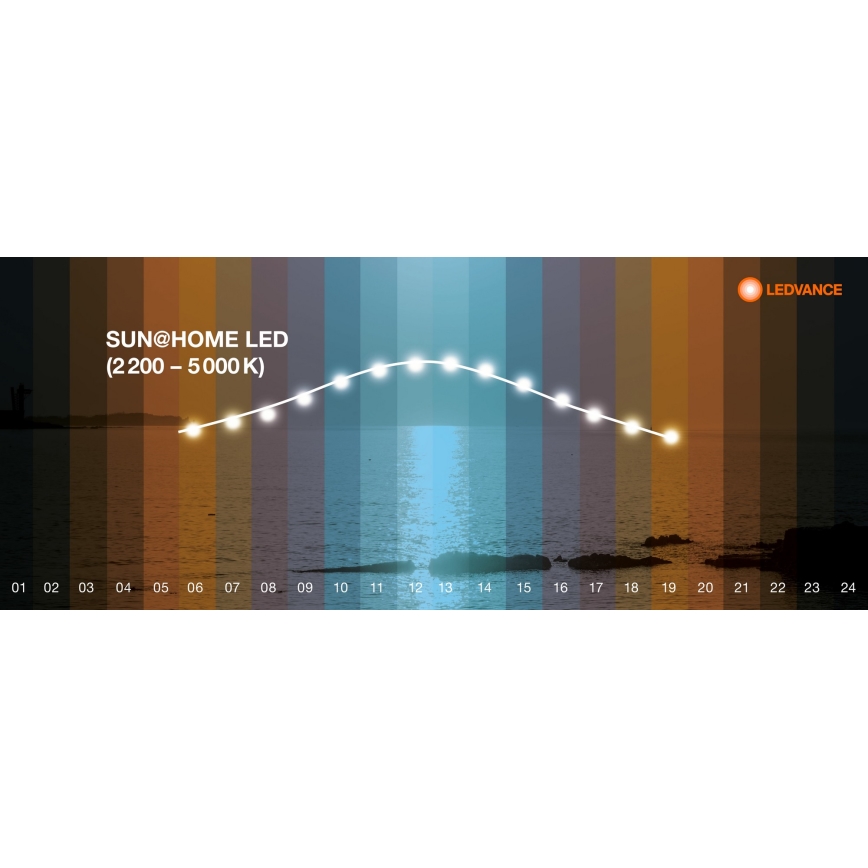Ledvance - Світлодіодний стельовий світильник з регулюванням яскравості SUN@HOME LED/35W/230V 2200-5000K CRI 95 Wi-Fi