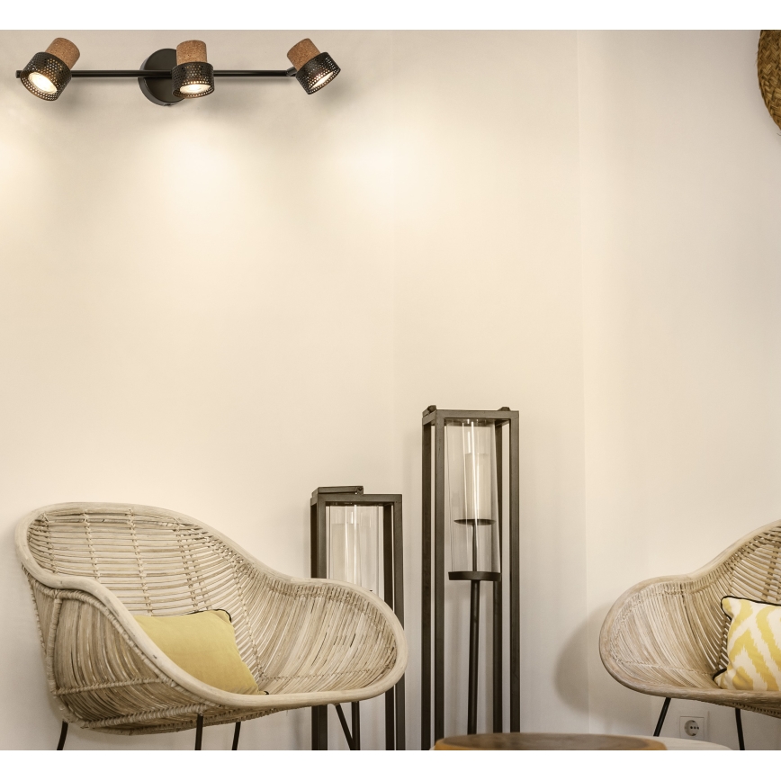 Ledvance - Світлодіодний точковий світильник DECOR CORK 3xGU10/3,4W/230V