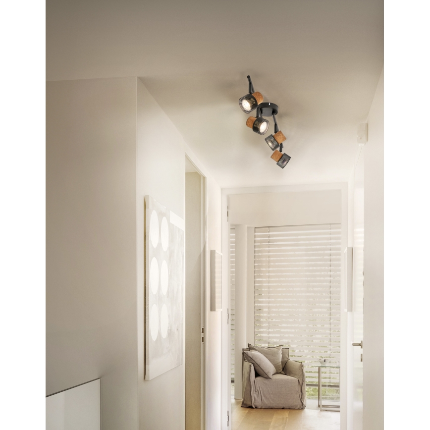 Ledvance - Світлодіодний точковий світильник DECOR CORK 4xGU10/3,4W/230V
