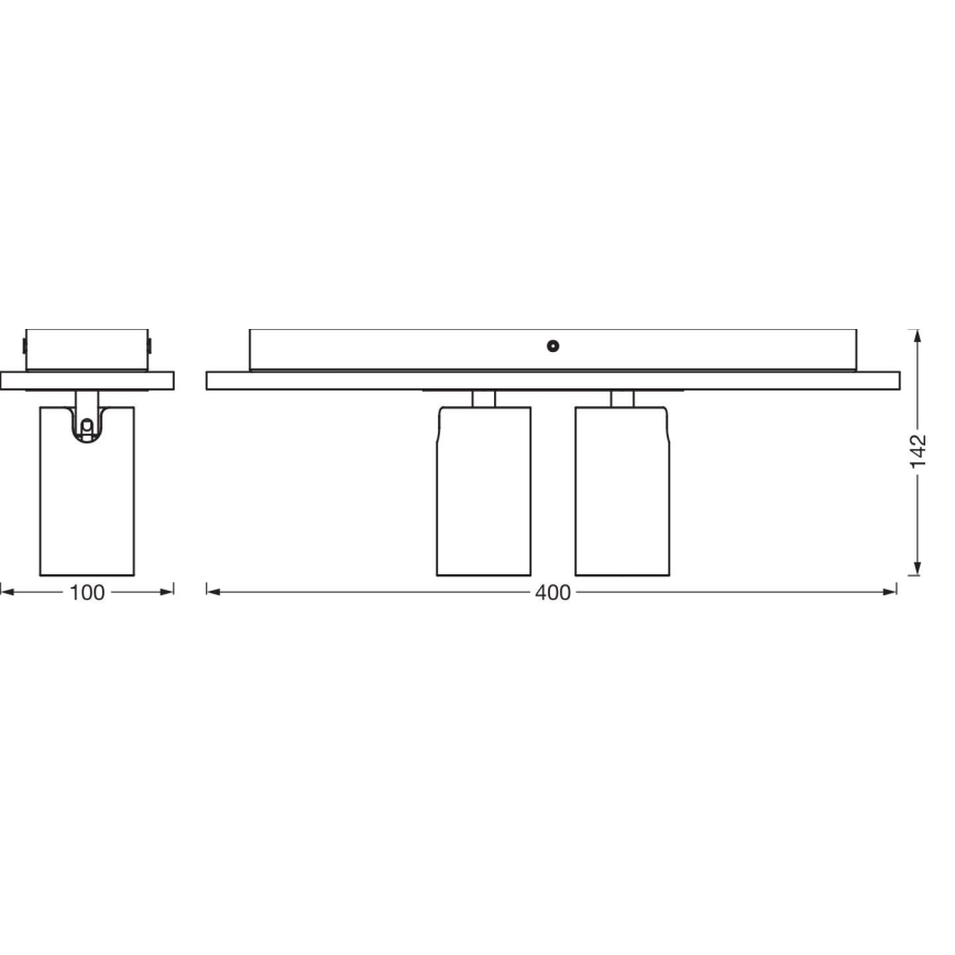 Ledvance - Світлодіодний точковий світильник DECOR MERCURY 2xGU10/3,4W/230V