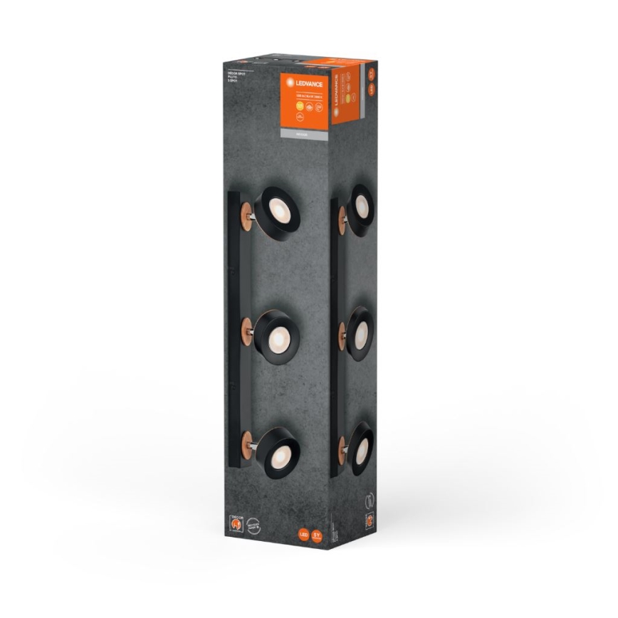 Ledvance - Світлодіодний точковий світильник DECOR PLUTO 3xLED/4,8W/230V