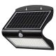 Ledvance - Світлодіодний настінний світильник з датчиком на сонячній батареї BUTTERFLY LED/8W/3,7V IP65