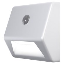 Ledvance - Світлодіодний світильник для сходів з датчиком NIGHTLUX LED/0,25W/3xAAA IP54