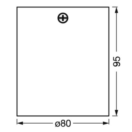 Ledvance - Точковий світильник SPOT 1xGU10/7W/230V чорний