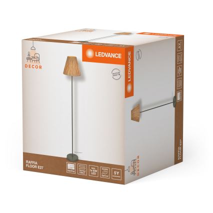 Ledvance - Торшер DECOR RAFFIA 1xE27/15W/230V рафія