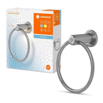Ledvance - Тримач для рушників з LED підсвіткою 3xAAA IP44