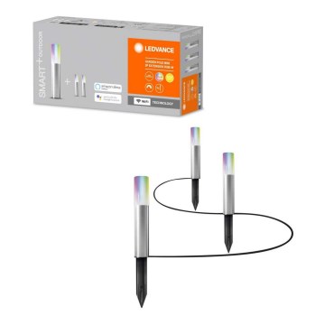 Ledvance - Удлинительный НАБОР 3x Светодиодная уличная RGBW-лампа SMART+ MINI 3xLED/1,9W/230V IP44 Wi-Fi