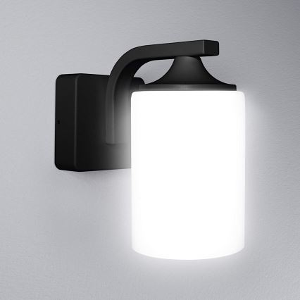 Ledvance - Уличный настенный светильник LANTERN 1xE27/60W/230V IP43 черный