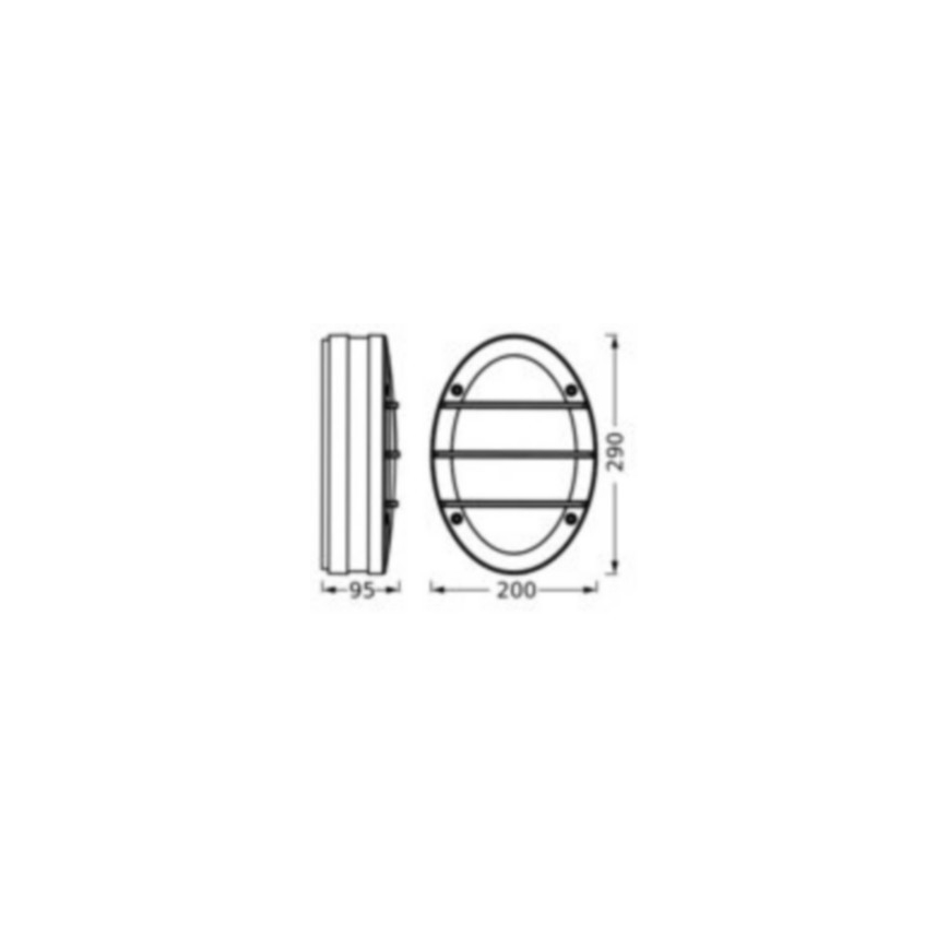 Ledvance - Уличный настенный светильник ORBICK 2xE27/18W/230V IP65