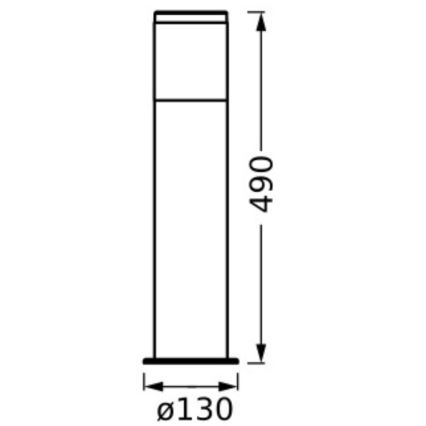 Ledvance - Уличная лампа EBRO 1xE27/20W/230V IP44