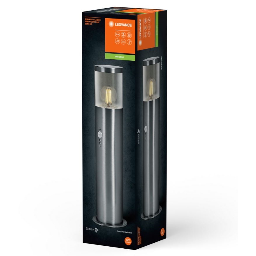 Ledvance - Уличная лампа с датчиком EBRO 1xE27/20W/230V IP44
