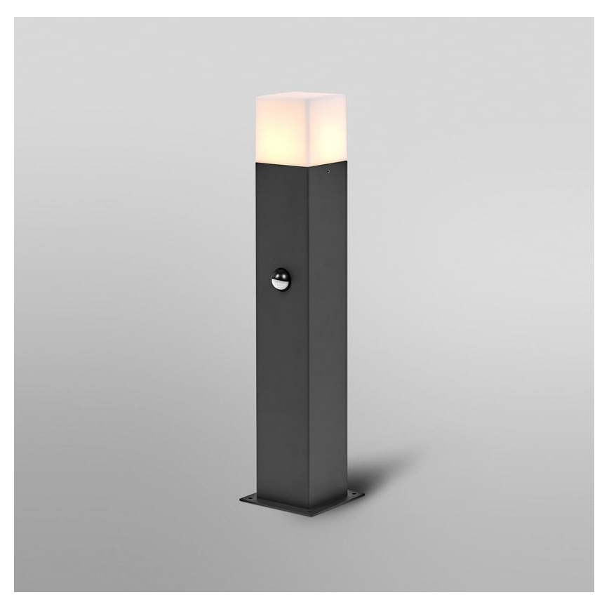 Ledvance - Уличная лампа с датчиком FIGO SQUARE 1xE27/20W/230V IP44