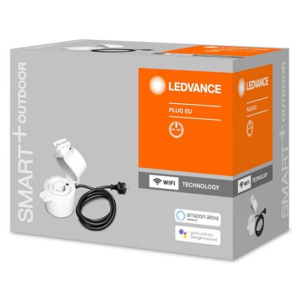 Ledvance - Уличная умная розетка SMART+ PLUG SCHUKO 3680W IP44 Wi-Fi