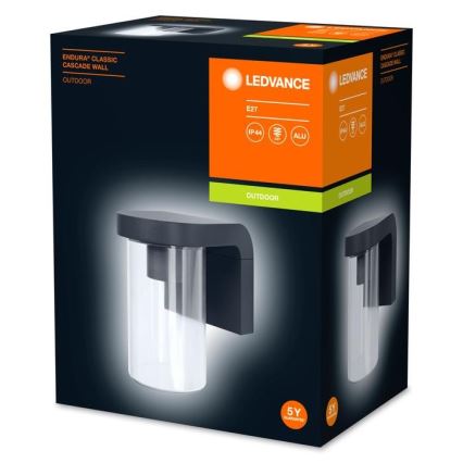 Ledvance - Уличный настенный светильник CASCADE 1xE27/25W/230V IP44