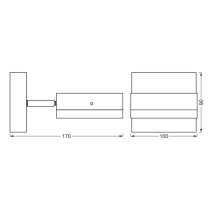 Ledvance - Уличный настенный светильник ENDURA CLASSIC 1xGX53/12W/230V IP44