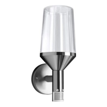 Ledvance - Уличный настенный светильник с датчиком CALICE 1xE27/60W/230V IP44