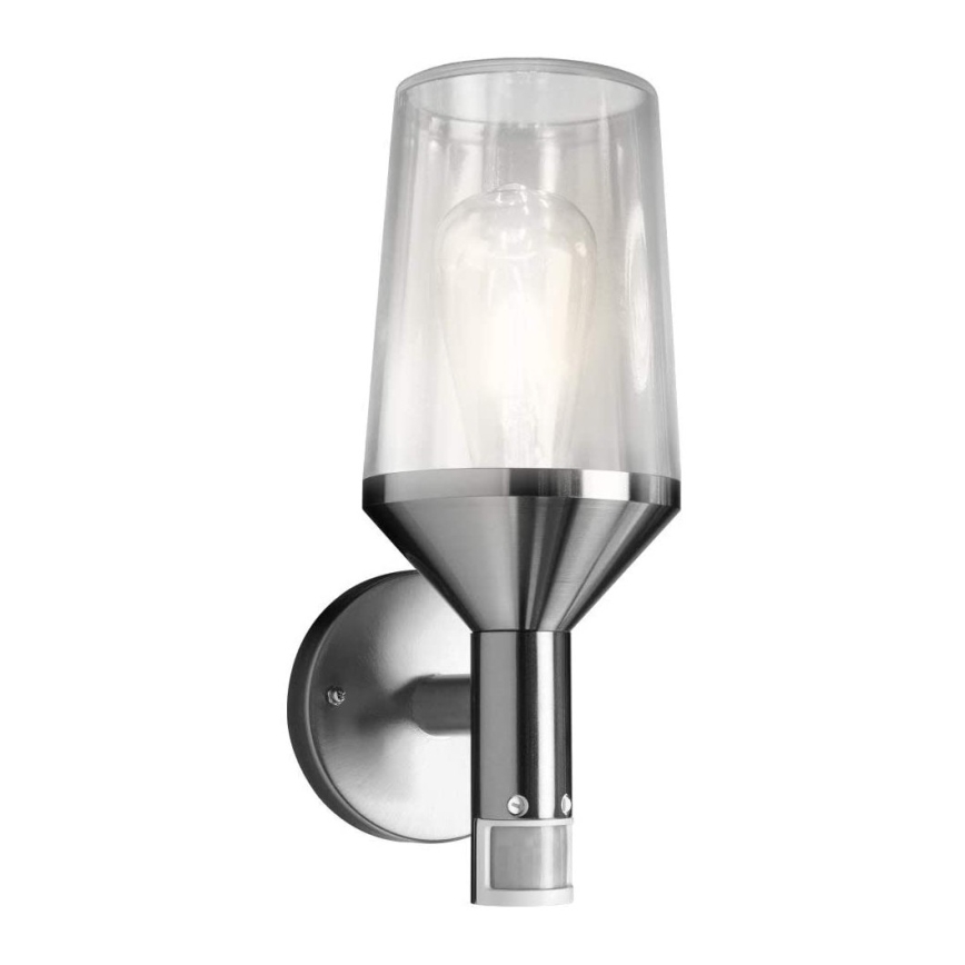 Ledvance - Уличный настенный светильник с датчиком CALICE 1xE27/60W/230V IP44