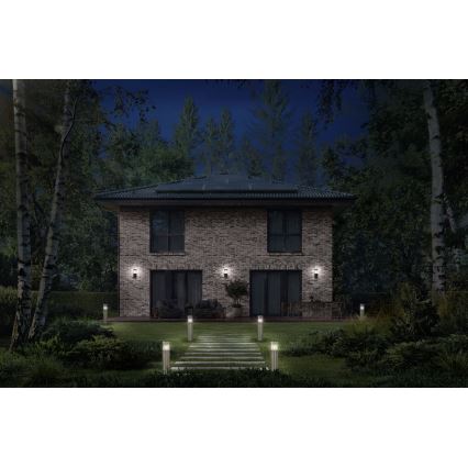 Ledvance - Уличный настенный светильник с датчиком EBRO 1xE27/20W/230V IP44