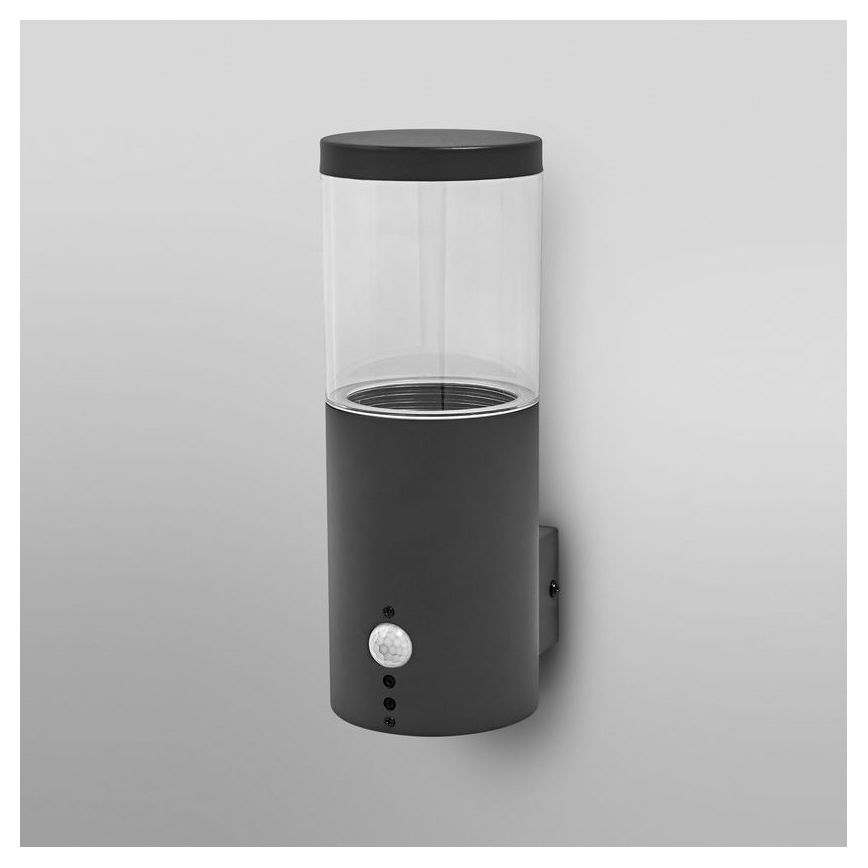 Ledvance - Уличный настенный светильник с датчиком EBRO 1xE27/20W/230V IP44