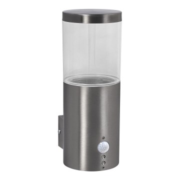 Ledvance - Уличный настенный светильник с датчиком EBRO 1xE27/20W/230V IP44