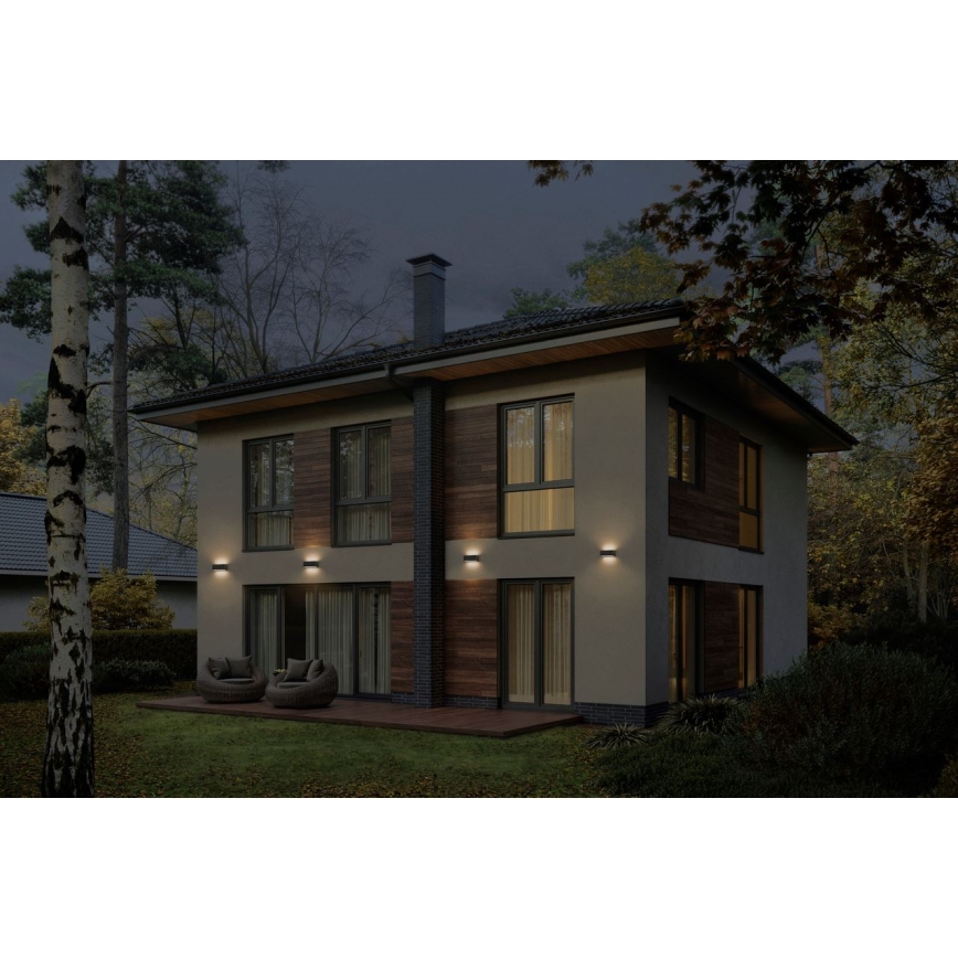 Ledvance - Уличный светодиодный настенный светильник ENDURA STYLE IDRI 2xLED/6,25W/230V IP65