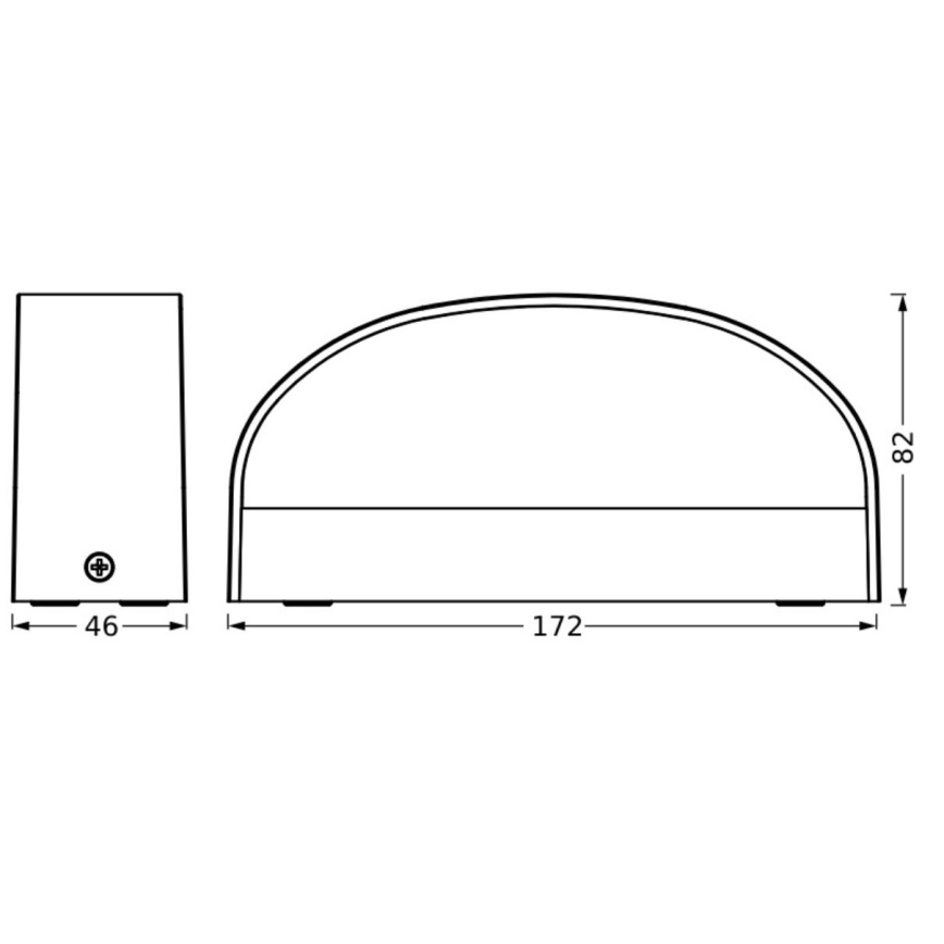 Ledvance - Уличный светодиодный настенный светильник ENDURA STYLE ILAY 2xLED/3,8W/230V IP65