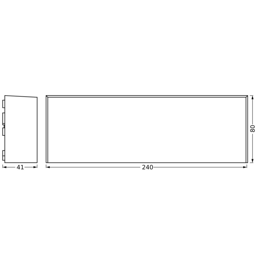 Ledvance - Уличный светодиодный настенный светильник ENDURA STYLE IVO LED/6,5W/230V IP65