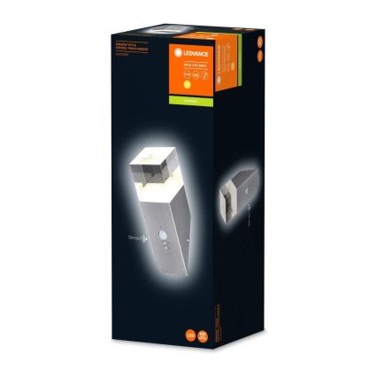 Ledvance - Уличный светодиодный настенный светильник с датчиком CRYSTAL 1xLED/5W/230V IP44